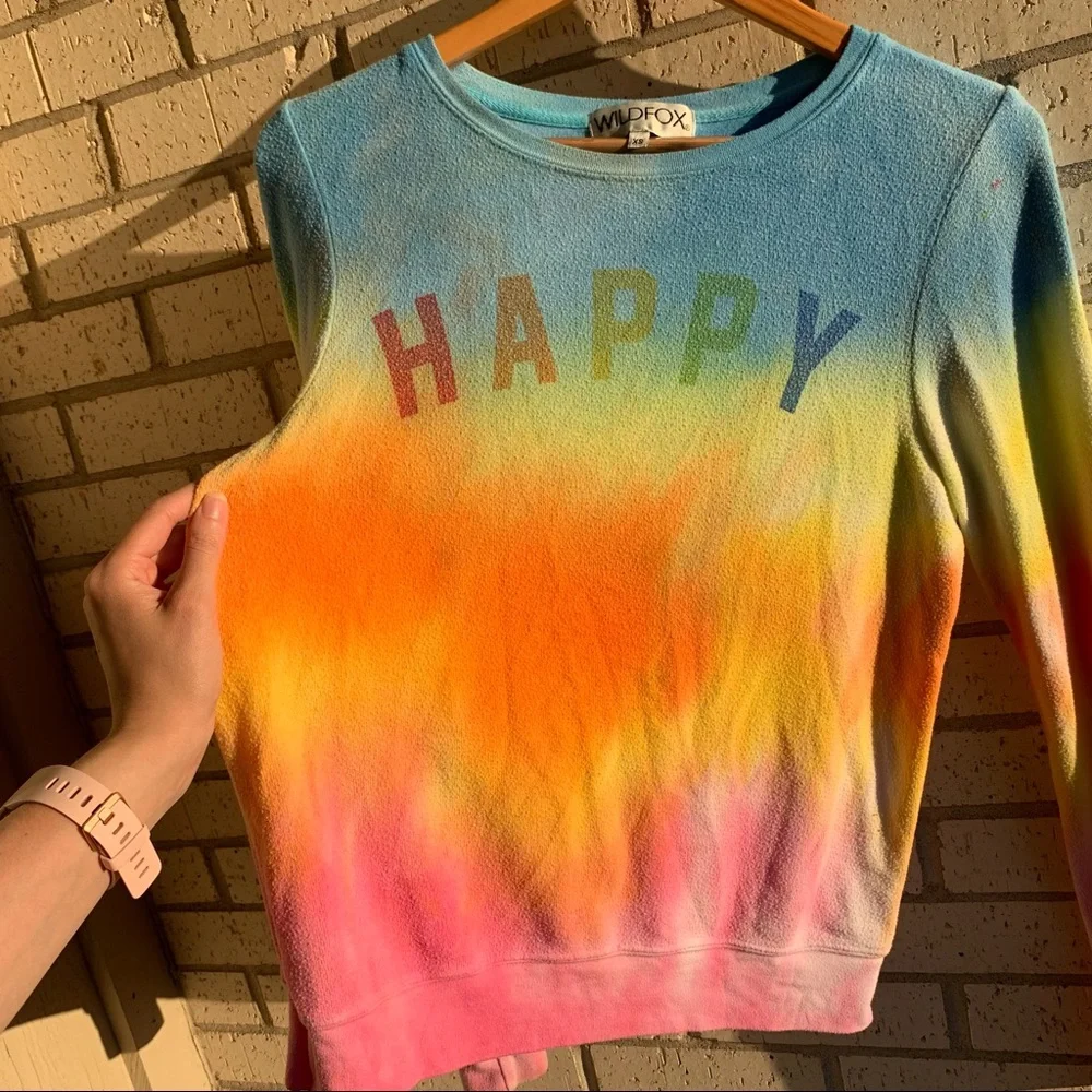 Wildfox rainbow happy